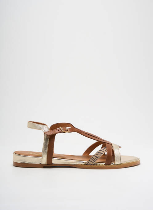 Sandales/Nu pieds marron O & S pour femme