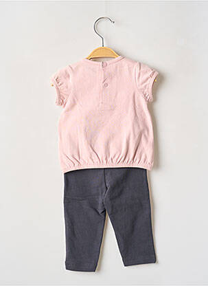 Ensemble pantalon type de haut t-shirt rose BABY BOL fille