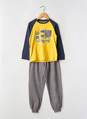 Pyjama manches longues jaune MAYORAL garçon