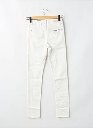 Jeans coupe slim stretch taille ajustable beige GARCIA fille