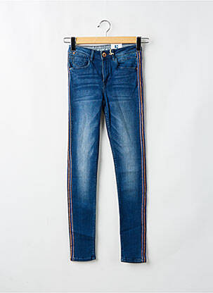 Jeans skinny stretch taille ajustable bleu GARCIA fille
