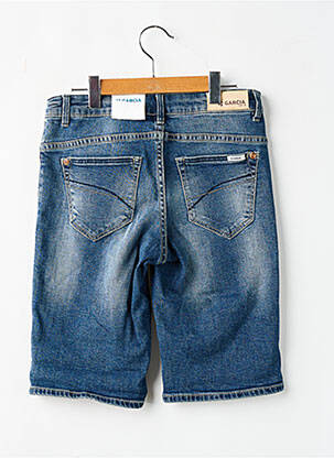 Bermuda stretch taille ajustable bleu GARCIA fille