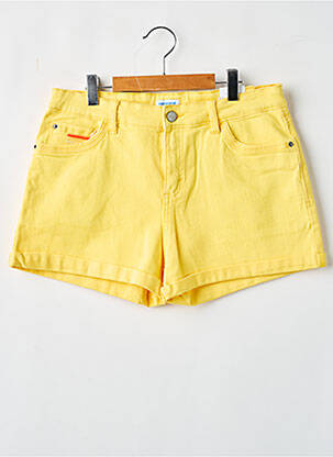 Short stretch taille ajustable jaune MAYORAL fille