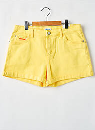 Short stretch taille ajustable jaune MAYORAL fille