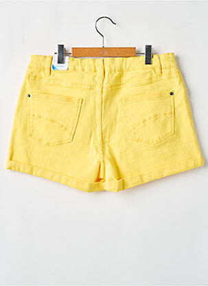Short stretch taille ajustable jaune MAYORAL fille