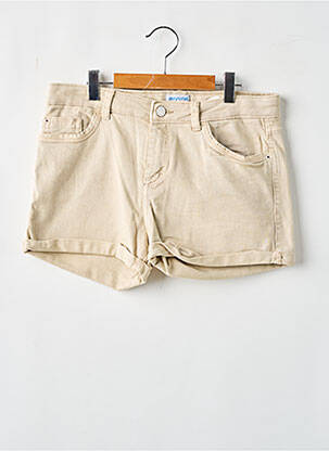 Short stretch taille ajustable beige MAYORAL fille