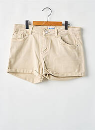 Short stretch taille ajustable beige MAYORAL fille
