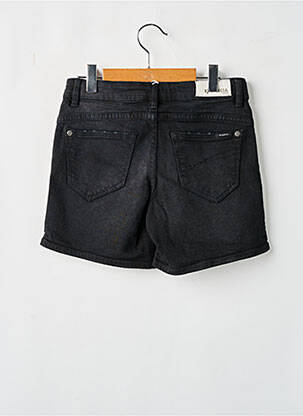 Short stretch taille ajustable noir GARCIA fille