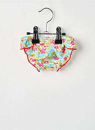 Bas de maillot de bain imprimé tie and dye rouge DOS TORTUGAS fille