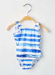 Maillot de bain 1 pièce stretch bleu DOS TORTUGAS fille