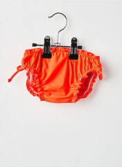 Bas de maillot de bain orange DOS TORTUGAS pour fille seconde vue