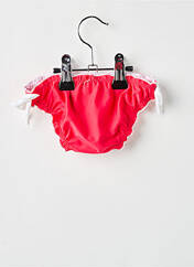 Bas de maillot de bain rouge DOS TORTUGAS pour fille seconde vue