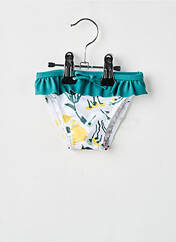 Bas de maillot de bain vert DOS TORTUGAS pour fille seconde vue