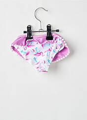 Bas de maillot de bain violet DOS TORTUGAS pour fille seconde vue