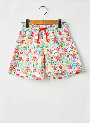 Short de bain rouge DOS TORTUGAS pour garçon