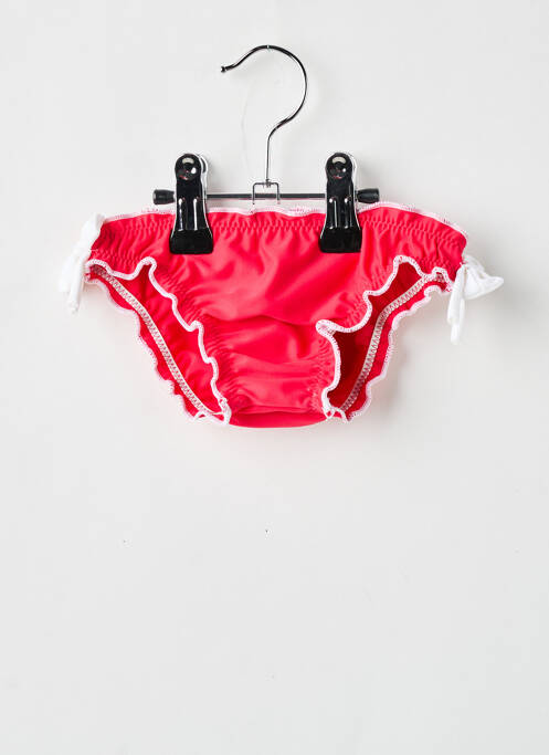 Bas de maillot de bain rouge DOS TORTUGAS pour fille