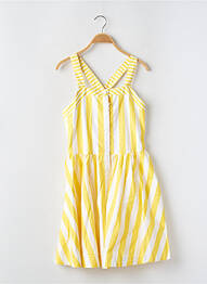 Robe mi-longue fines bretelles fines bretelles jaune MAYORAL fille