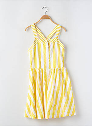 Robe mi-longue fines bretelles fines bretelles jaune MAYORAL fille