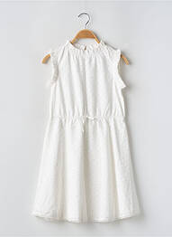 Robe mi-longue sans manche sans manche blanc MINI MOLLY fille