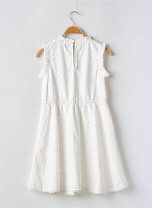 Robe mi-longue sans manche sans manche blanc MINI MOLLY fille