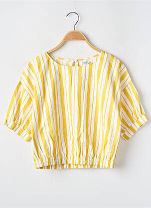 Top manches courtes manches courtes jaune MAYORAL fille