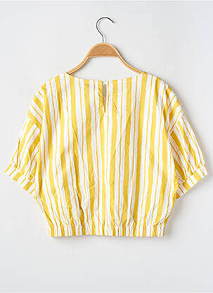 Top manches courtes manches courtes jaune MAYORAL fille