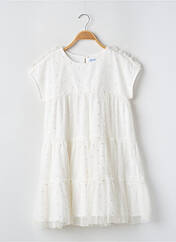 Robe mi-longue blanc MAYORAL pour fille seconde vue