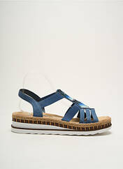 Sandales/Nu pieds bleu RIEKER pour femme seconde vue