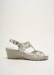 Sandales/Nu pieds blanc SUAVE pour femme seconde vue