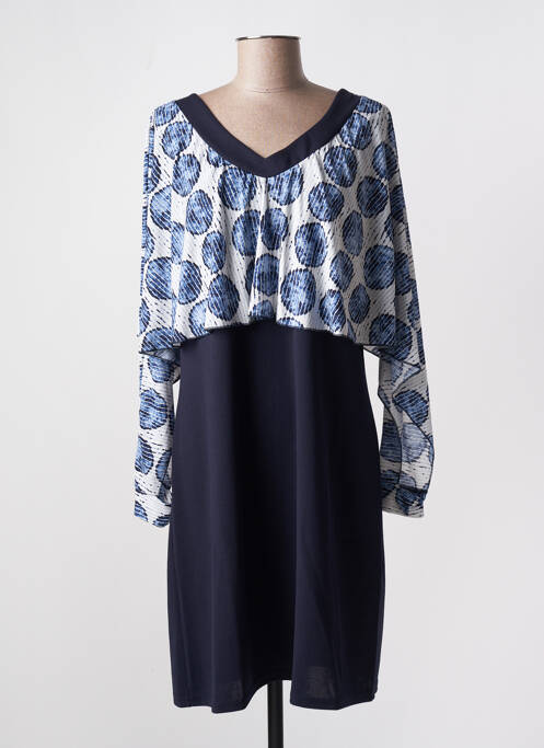 Robe mi-longue bleu MULTIPLES pour femme