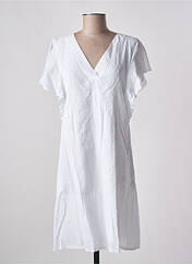 Robe mi-longue blanc MULTIPLES pour femme seconde vue