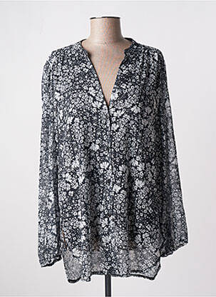 Tunique manches longues légère et transparente noir MULTIPLES femme