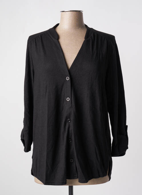 Gilet manches longues noir MULTIPLES pour femme