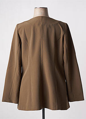 Veste chic tissage crêpe vert MULTIPLES femme
