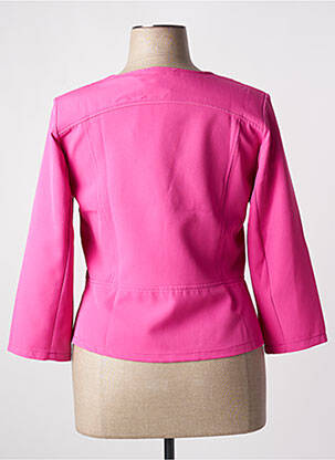 Veste casual coupe cintrée rose MULTIPLES femme