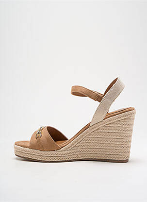 Espadrilles fermeture boucle(s) talon haut de 10cm et plus marron TAMARIS femme