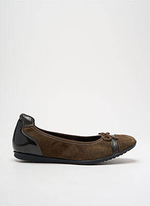 Ballerines matière lisse talon plat jusqu'à 3cm vert TAMARIS femme