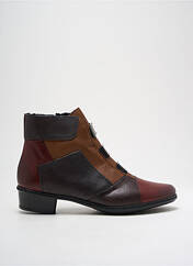 Bottines/Boots rouge RIEKER pour femme seconde vue