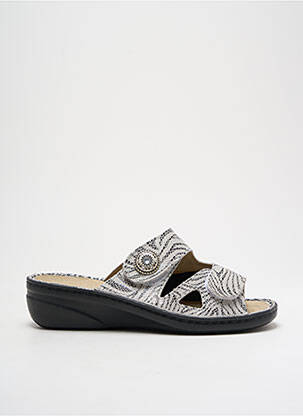 Mules/Sabots gris VAROMED pour femme