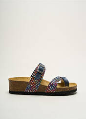Tongs bleu LA MAISON DE L'ESPADRILLE pour femme seconde vue