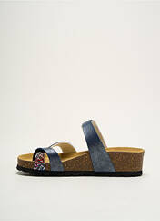 Tongs bleu LA MAISON DE L'ESPADRILLE pour femme seconde vue