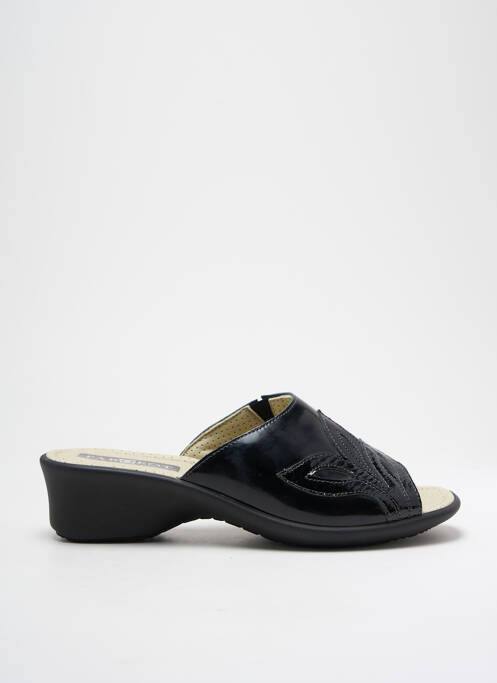 Chaussons/Pantoufles noir FARGEOT pour femme