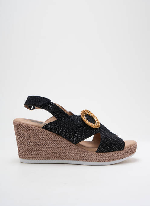 Sandales/Nu pieds noir GEO-REINO pour femme
