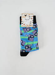 Chaussettes bleu REVER MILE pour homme seconde vue