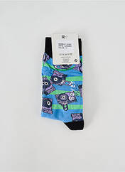 Chaussettes bleu REVER MILE pour homme seconde vue