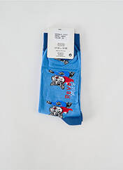 Chaussettes bleu REVER MILE pour homme seconde vue