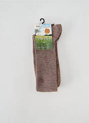 Chaussettes marron PERRIN pour homme seconde vue