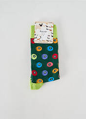 Chaussettes vert REVER MILE pour homme seconde vue