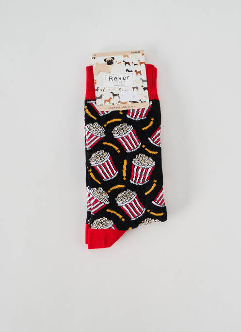 Chaussettes noir REVER MILE pour homme