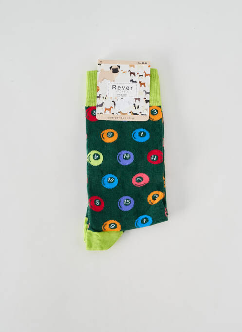 Chaussettes vert REVER MILE pour homme